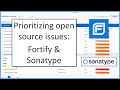 Prioritizing your open source issues – Susceptibility analysis with Fortify and Sonatype