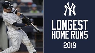New York Yankees Top 10 Longest Home Runs in 2019