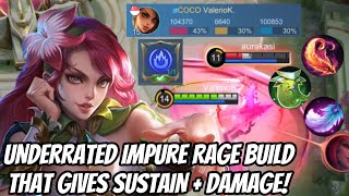 Underrated Impure Rage Build That Gives Sustain + Damage | Mobile Legends