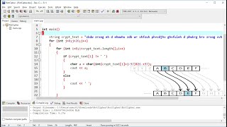 C++ Shift Cipher / Rot Cipher Decryption