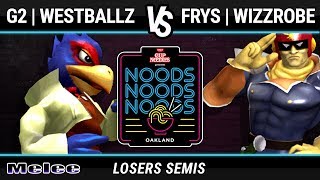 G2 | Westballz vs FRYS | Wizzrobe - Losers Semis - NOODS NOODS NOODS - Oakland Edition