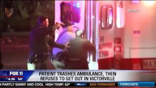 2.20.17 - FOX11 430AM - Ambulance Vandalized