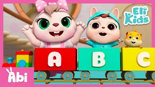 ABC Song (Train Version) | Eli Kids Educational Songs & Nursery Rhymes