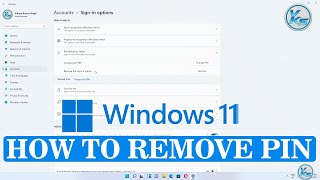✅ How To Remove PIN in Windows 11 [2022]