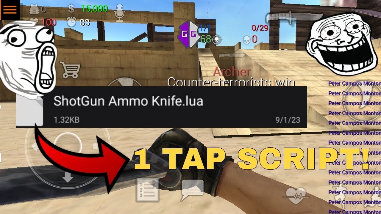 New Sfg2 Script 1 Tap Range Online Offline Youtube