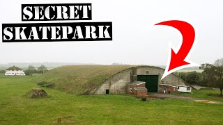 Secret skatepark at military BASE!?