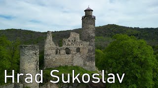 Hrad Sukoslav - Kostomlaty pod Milešovkou | 4K | Drone video