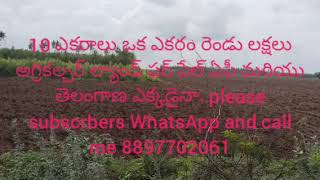 చిత్తూరు జిల్లా 10 ఎకరాలు ఒక ఎకరం రెండు లక్షలు please subscrbers WhatsApp and call me 8897702061