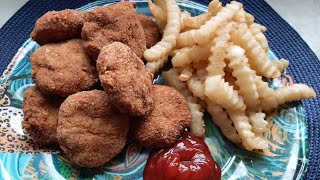 ቀላልና ቆንጆ ለልጆች የሚሆን ችክን ንጌት( How to make chicken nuggets)  easy way for kids Ethiopian food recipe.