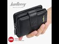 BAELLERRY D9155 Dompet Pria Wanita Kulit PU Leather Lipat ORIGINAL Import Kecil Kartu Koin Mini