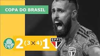 Palmeiras 2 x 1 São Paulo - Gols (tempo normal) - 14/07 - Copa do Brasil 2022