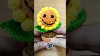 手工編織crochet向日葵太陽花Sunflower/www.kireihouse.com