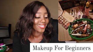 Beginner Makeup Starter Kit (MAKEUP + BRUSHES) || BUYING MY FIRST MAKEUP PRODUCTS || Makeup Haul