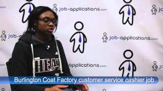 Burlington Coat Factory Interview - Customer Service Cashier