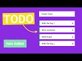 Organize & Conquer: Building a Todo List App with HTML, CSS, and JavaScript | #huxnwebdev