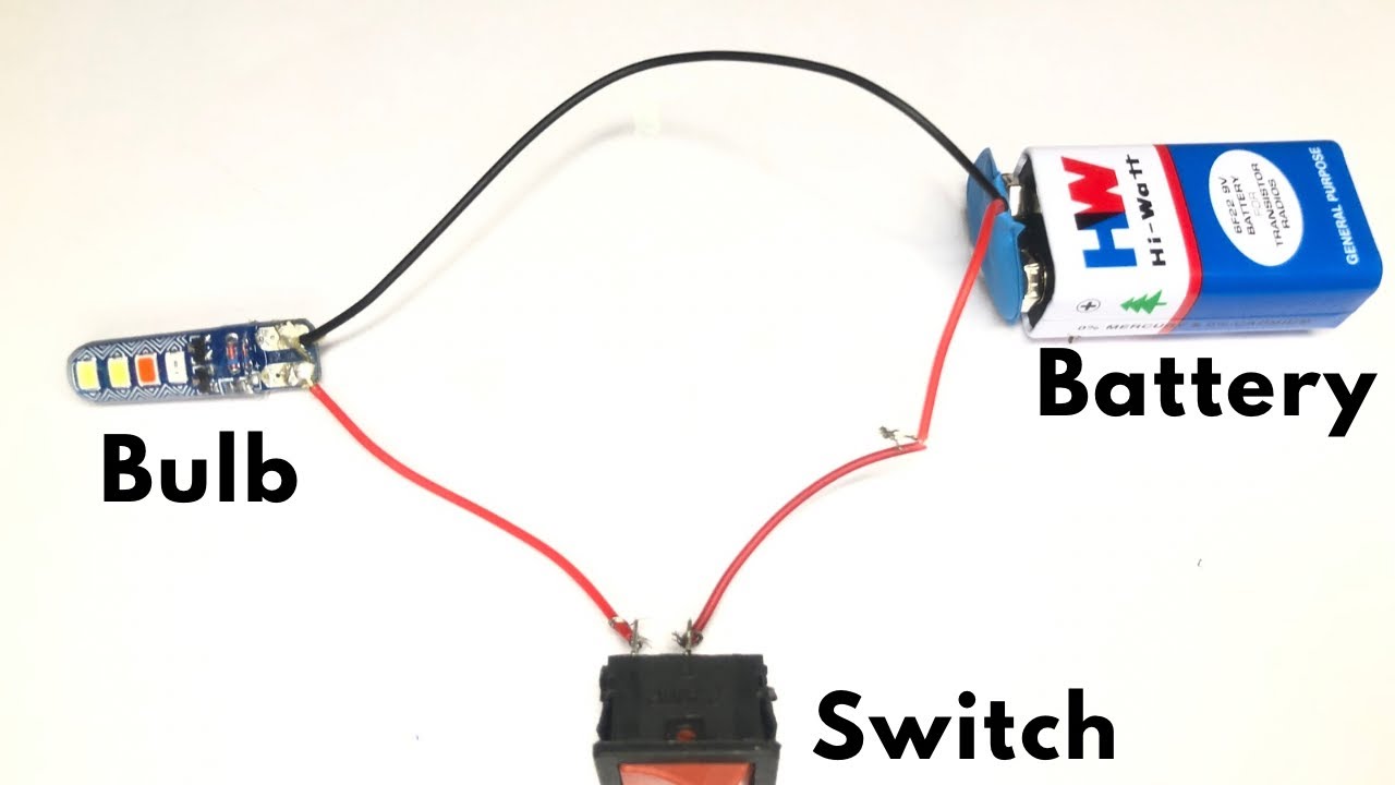 How To Make A Simple Electric Circuit Working Model School Science