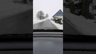 Erste winter Fahrt