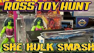 She Hulk Smash Ross Toy Hunt! What action figures are at the discount clothing store? Hasbro Marvel