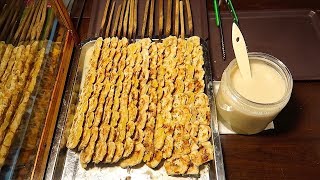 Grilled Banana - Street Food in Bangkok Thailand