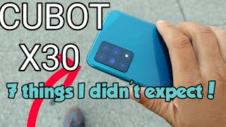 Cubot X30 Review | 7 things I didnt expect! One week Later!