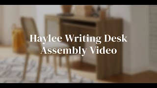 Mopio Haylee Office Desk Assembly Video