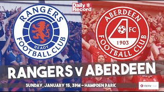 Rangers vs Aberdeen live stream, TV and kick-off details for Viaplay Cup semi final