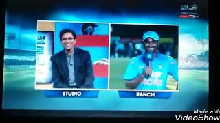 Ambati rayadu speaks telugu with CM KCR and also with harsha bhogle