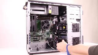 Lenovo ThinkSystem ST250 installing a hot-swap drive backplane