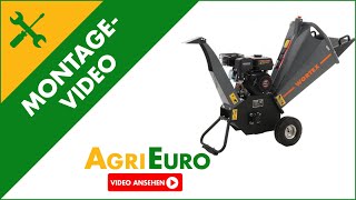 Montagevideo Benzin Häcksler Wortex D200L mit Benzinmotor Loncin 196ccm - Gartenhäcksler