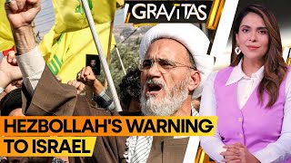 Gravitas | Israel-Palestine War: Hezbollah leader warns of 'total war' | WION