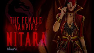 🩸 NITARA 🩸 The  Female Vampire  Bio \u0026 New Design | Mortal Kombat 1 |