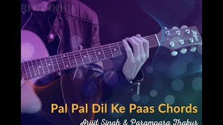 पल पल दिल के पास | Pal Pal Dil Ke Paas Easy Learn Guitar|