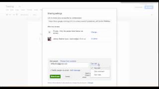 How to Share a Google Document with a web link