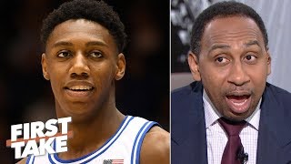 RJ Barrett 'better be a perennial All-Star' if he's drafted by the Knicks - Stephen A. | First Take