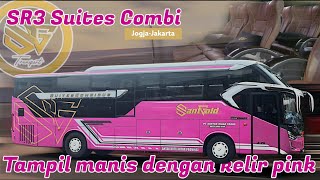 Nyobain naik bus ini, jalanya selow bgt‼️Trip Bus PO SANT GOLD SR3 Jogja-Jakarta Suites Combi