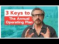 3 Elements to the Annual Operating Plan | DON'T GET SCREWED!