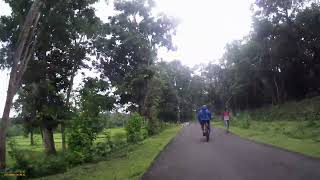 MTB riding Karnataka State Highway 65 Umblebyle - Bhadra Back waters  Episode 5 Forest Check Post