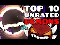 Top 10 UNRATED Extreme Demons that SHOULD BE RATED in 2024 (Geometry Dash)