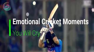 Emotional Moments 👉 Top 10 Respect & Emotional Moments in Cricket History