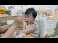 sub 👨‍👩‍👦육아vlog 현실육아 일상 주말 스치듯 안녕.. 7개월 아기 돌보기 아빠 육아 육아일기 이유식 전쟁