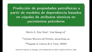 Predicción de propiedades petrofísicas a partir de modelos de dependencia basados en cópulas