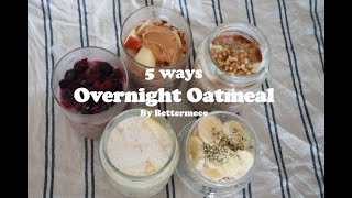 OVERNIGHT OATS : little special recipes 5 / easy, simple and delicious diet recipe