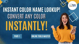 Instant Color Name Converter – HEX, RGB & More! | Online Tools Master #browserling #onlinetools