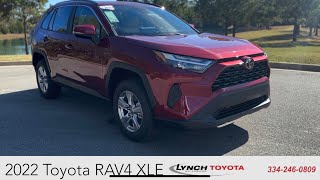 2022 Toyota RAV4 XLE in Ruby Flare Pearl - Stock# 27757
