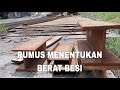 Rumus menentukan berat besi