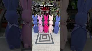 The Infamous Flocked Easter Bunnies at Walmart