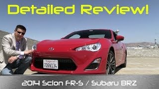 2014 / 2015 Scion FR-S (AKA Subaru BRZ & Toyota 86) Review and Road Test - DETAILED