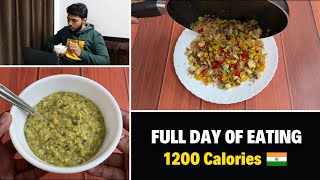 Full Day of Eating for Extreme Fat Loss | 1200 Calories | Healthy Meals 🇮🇳