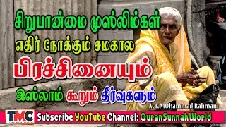 சிறுபான்மை முஸ்லிம்கள் எதிர் நோக்கும் சமகால பிரச்சினைகளும் இஸ்லாம் கூறும் தீர்வுகளும்