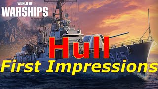 World of Warships- Hull First Impressions: One Of The Most Goofy Ships Every Released